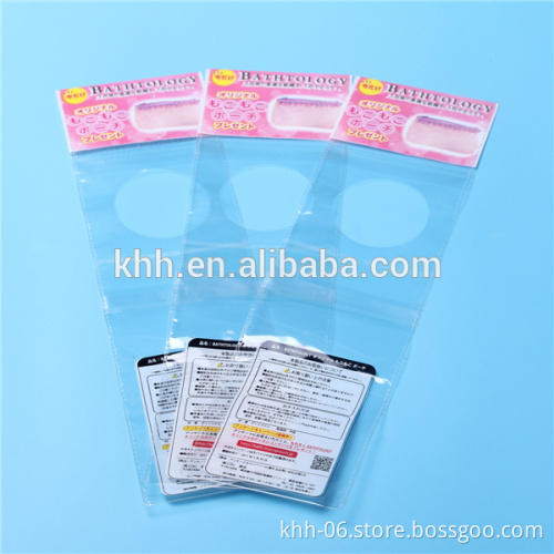 OPP polybag with header for mini toy